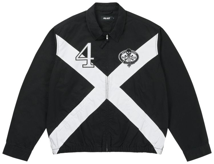 Palace Skull Crest Harrington Black