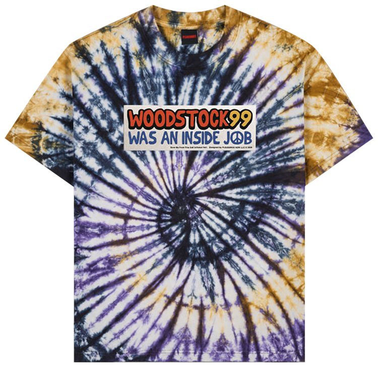 Pleasures Inside Job T Shirt Tie Dye