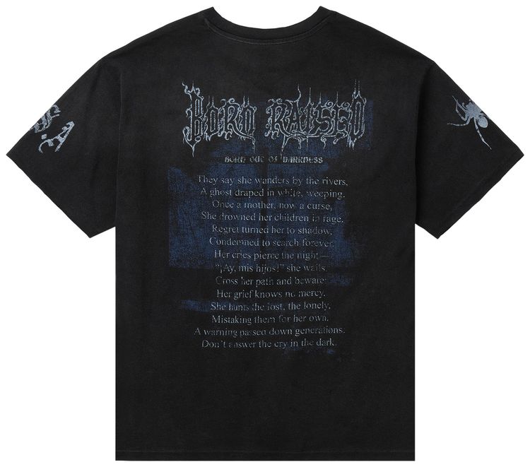 Born x Raised Llorona Tee Vintage Black