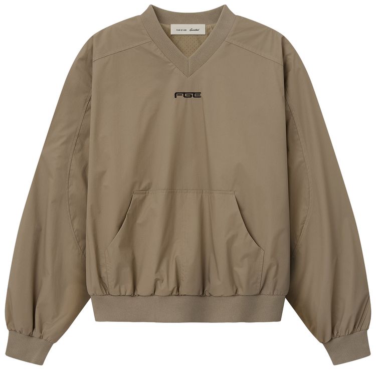Fear of God Essentials Pullover Track Jacket Clay