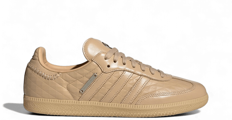 Mercedes Benz x adidas Samba OG Magic Beige Silver Metallic