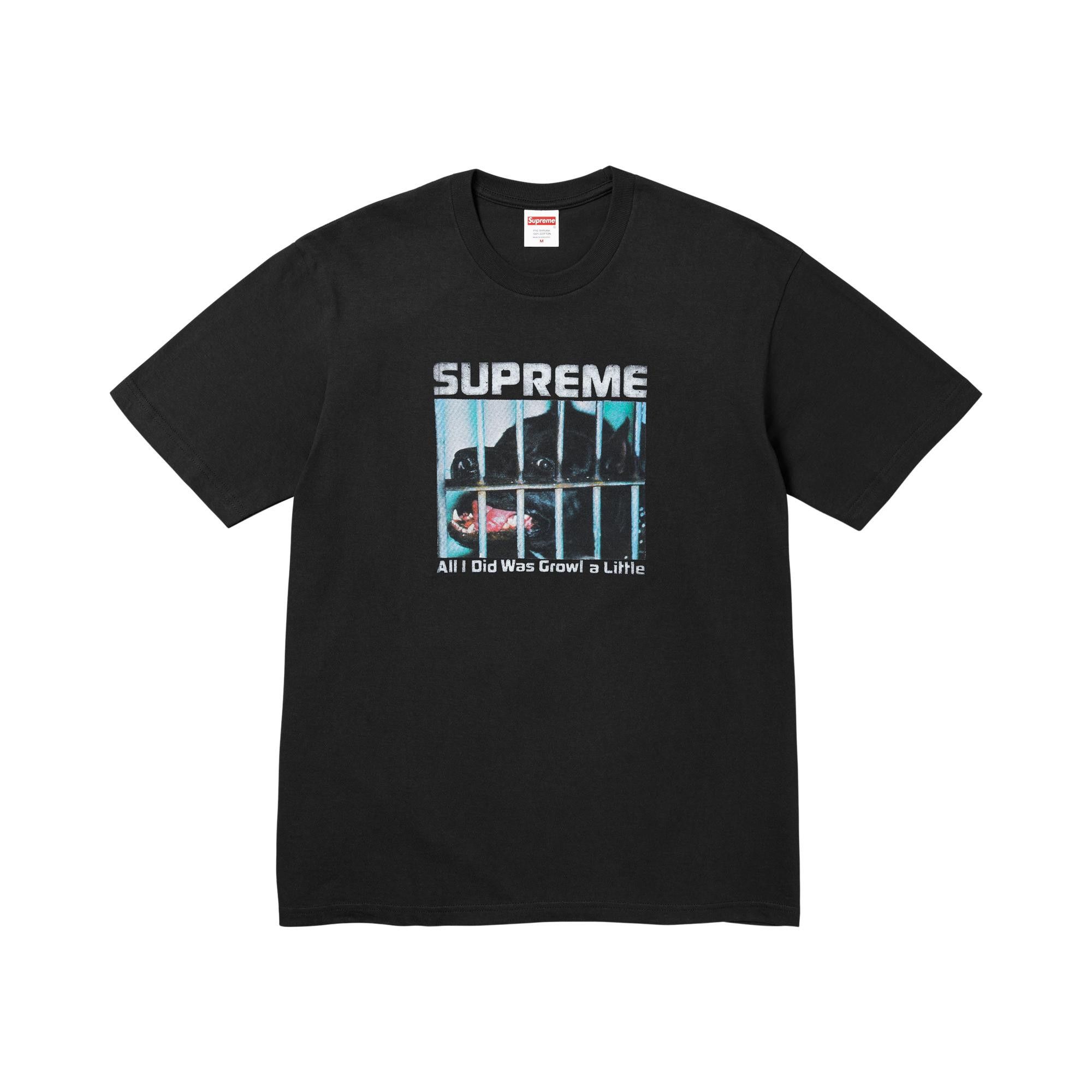 Buy Supreme Growl Tee 'Black' - FW26T5 BLACK | GOAT