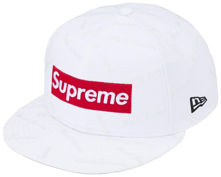 Supreme World Famous Box Logo New Era White