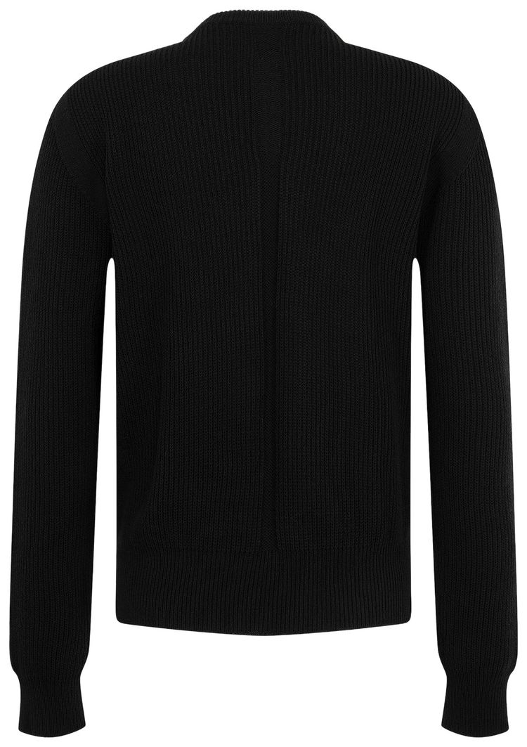 Rick Owens Fisherman Round Neck Black