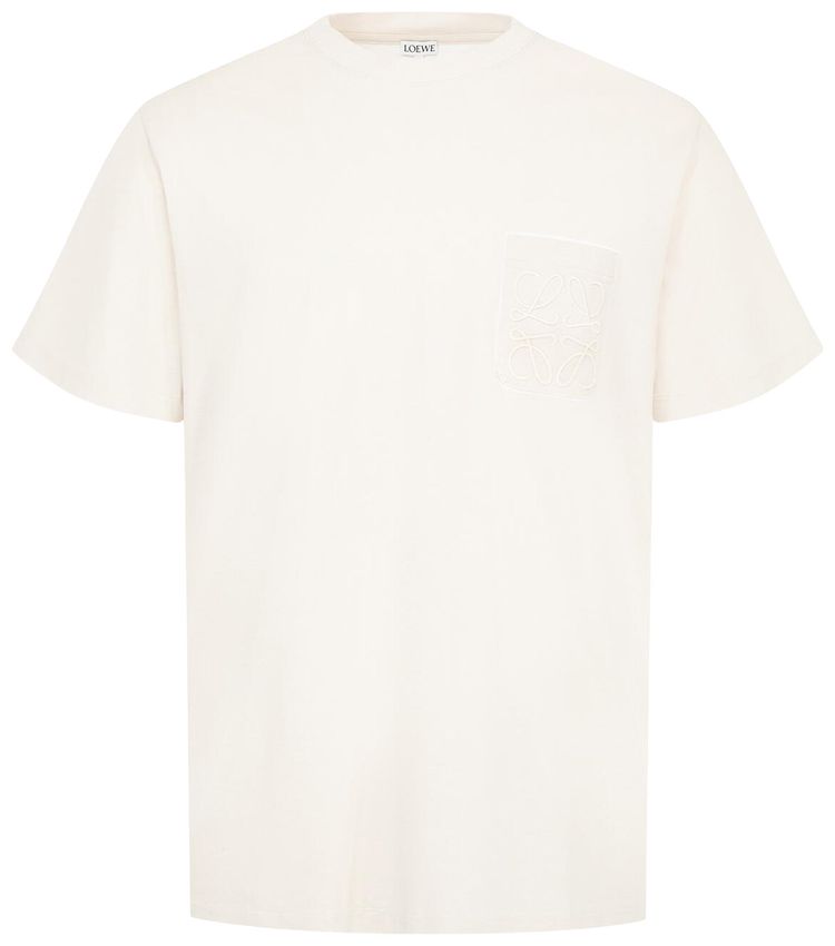 Loewe Regular Fit T Shirt Light Beige