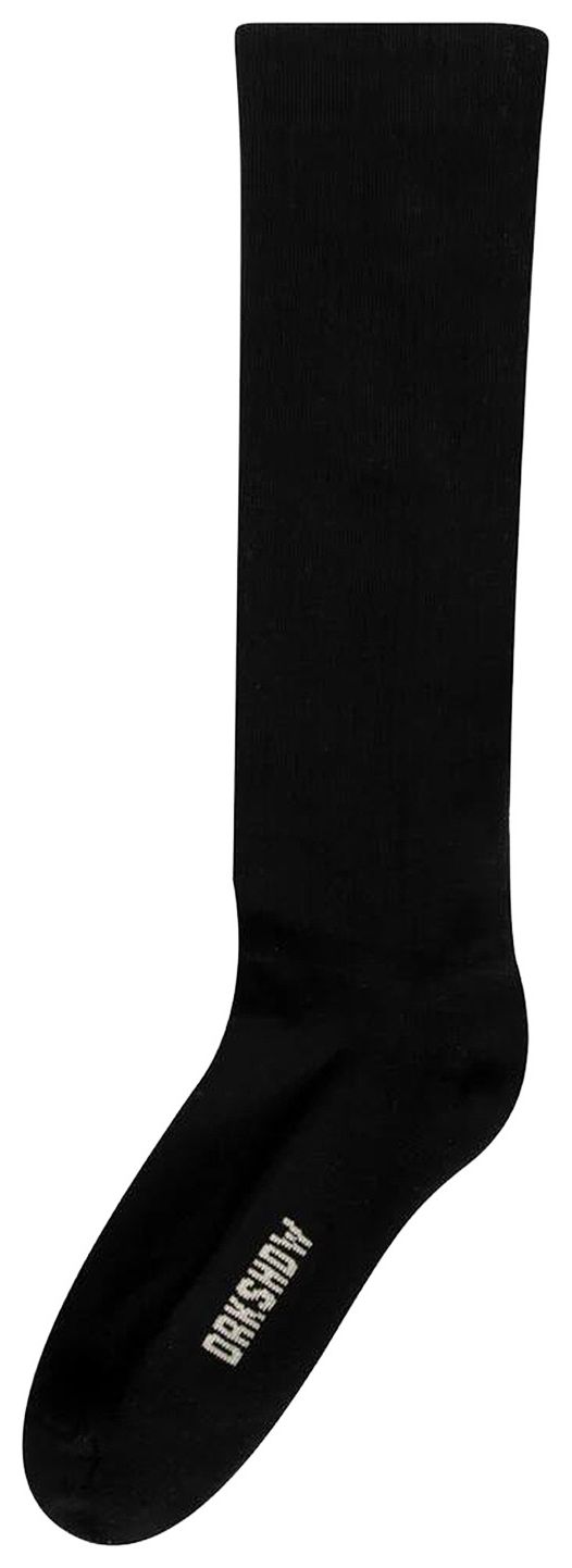 Rick Owens DRKSHDW Pentagram Knee High Socks BlackPearl