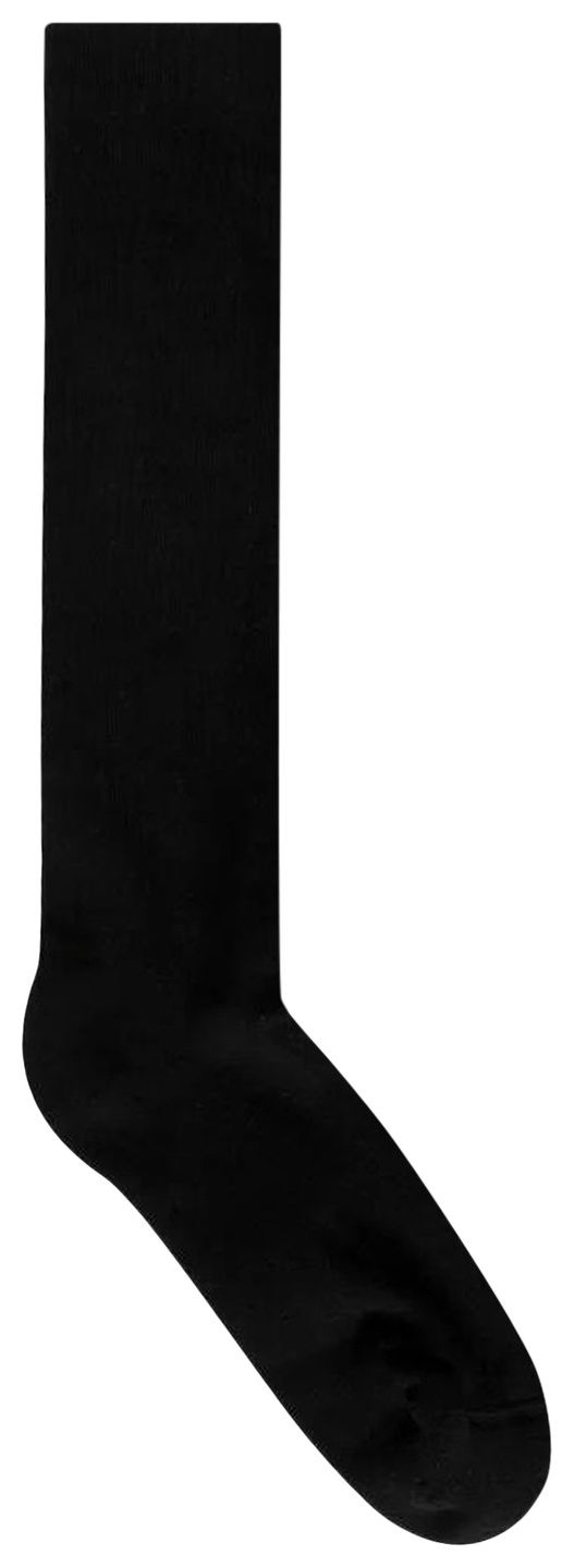 Rick Owens DRKSHDW Pentagram Knee High Socks BlackPearl
