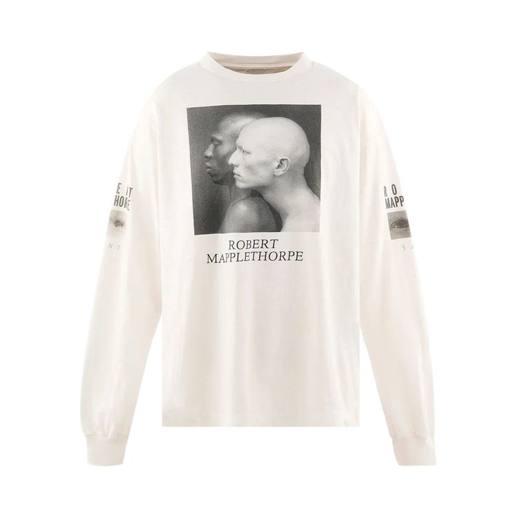 SAINT Mxxxxxx Ken Moody Long Sleeve T Shirt White
