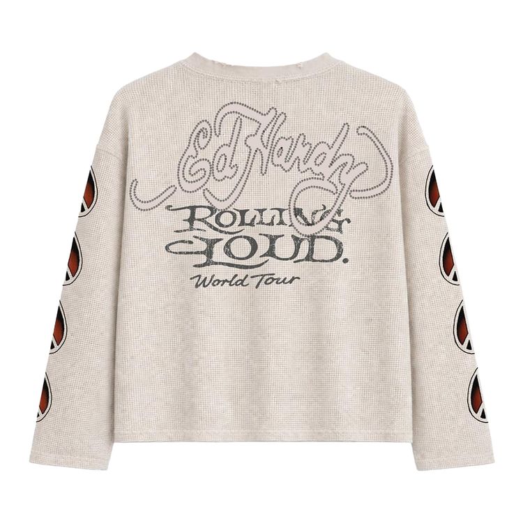Rolling Loud Rl x Ed Hardy Death Or Glory Thermal White