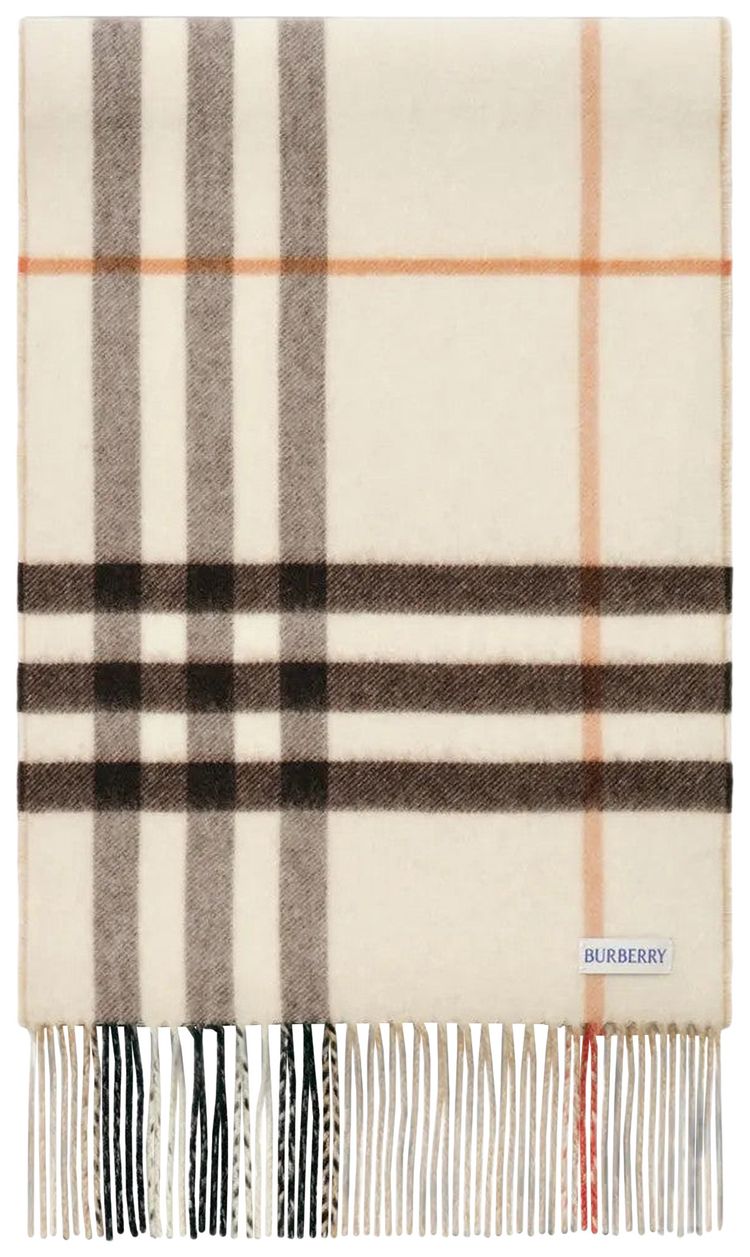 Burberry Mu 168x30 Chk To Chk Scarves BeigePebble