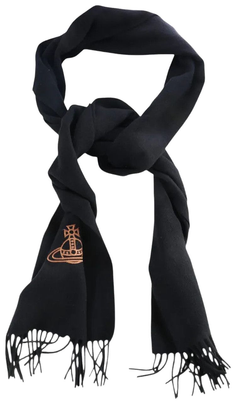 Vivienne Westwood 30x236 Slender Scarf Black