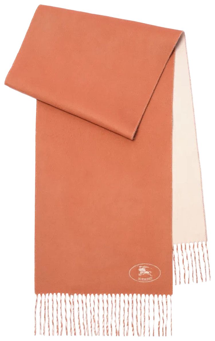 Burberry Mu Sld Ekd Stmp Emb Scarves Clay Pink