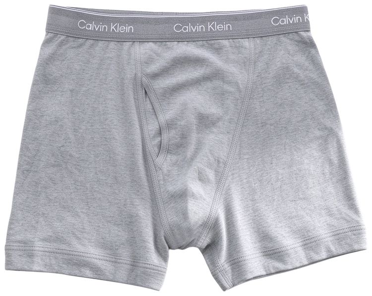Calvin Klein 3 Pack Boxer Briefs Heather Grey