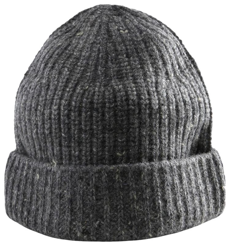 Auralee Cashmere Nep Knit Cap Mix Gray