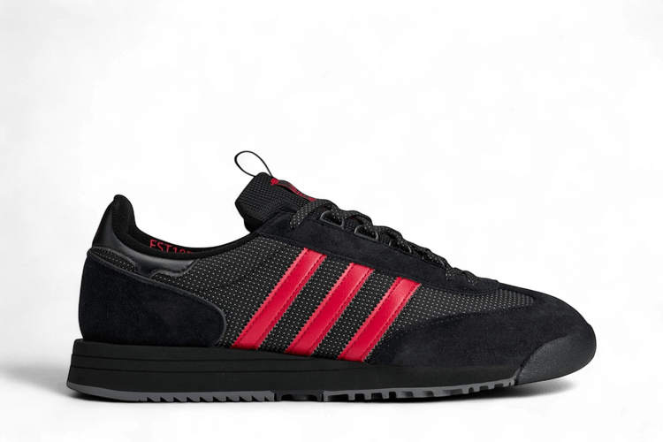 Manchester United x adidas Spzl FC SL83 Core Black Silver Metallic