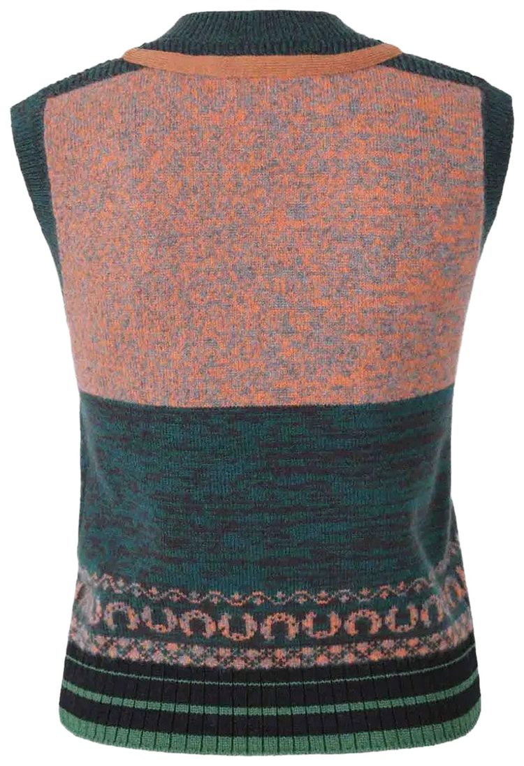 Dries Van Noten Fitted Cashmere Blend Vest Bottle