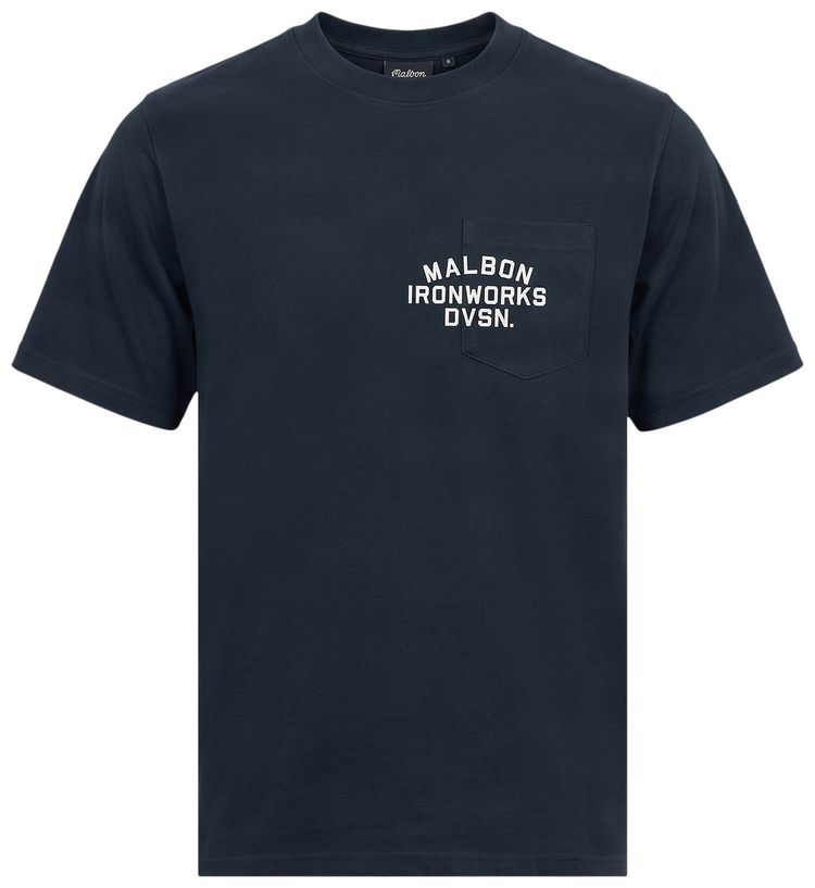 Malbon Vista Ironworks Tee T Shirts Blueberry