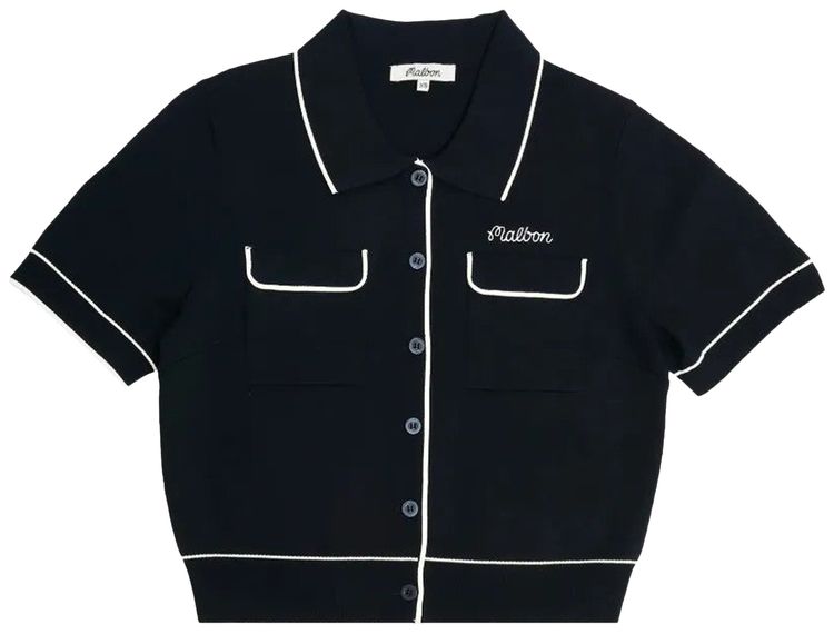 Malbon Jacqueline Polo Shirts Midnight
