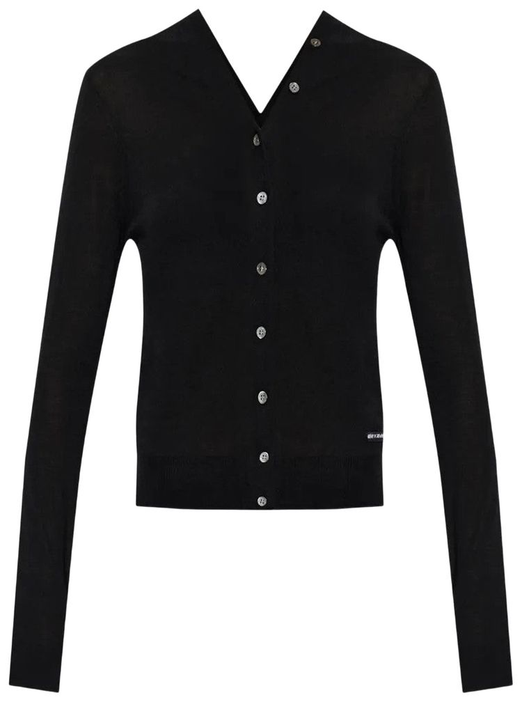 Alexander Wang Button Front Cardigan Black