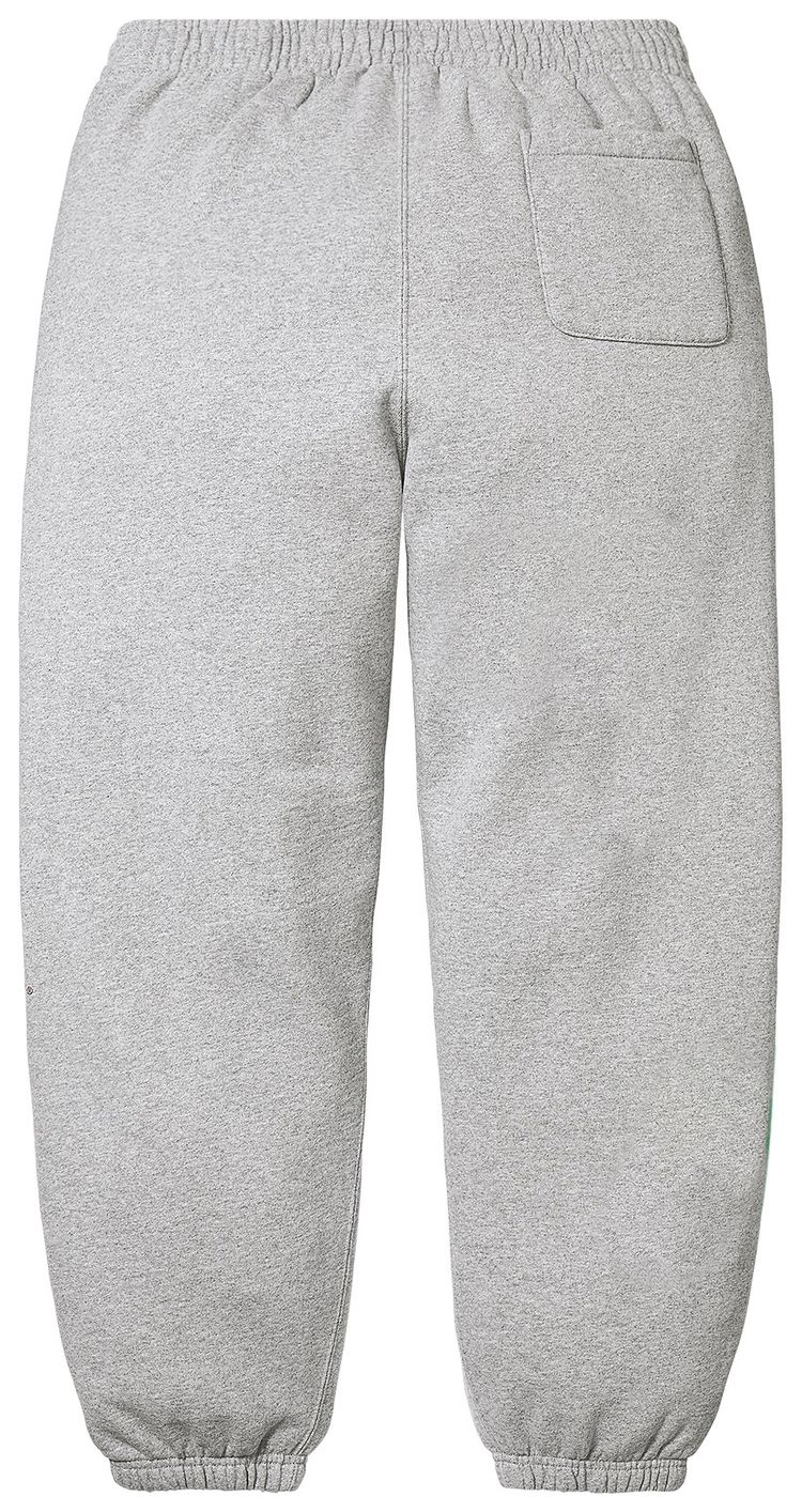 Supreme Washed Logo Sweatpant Heather Grey