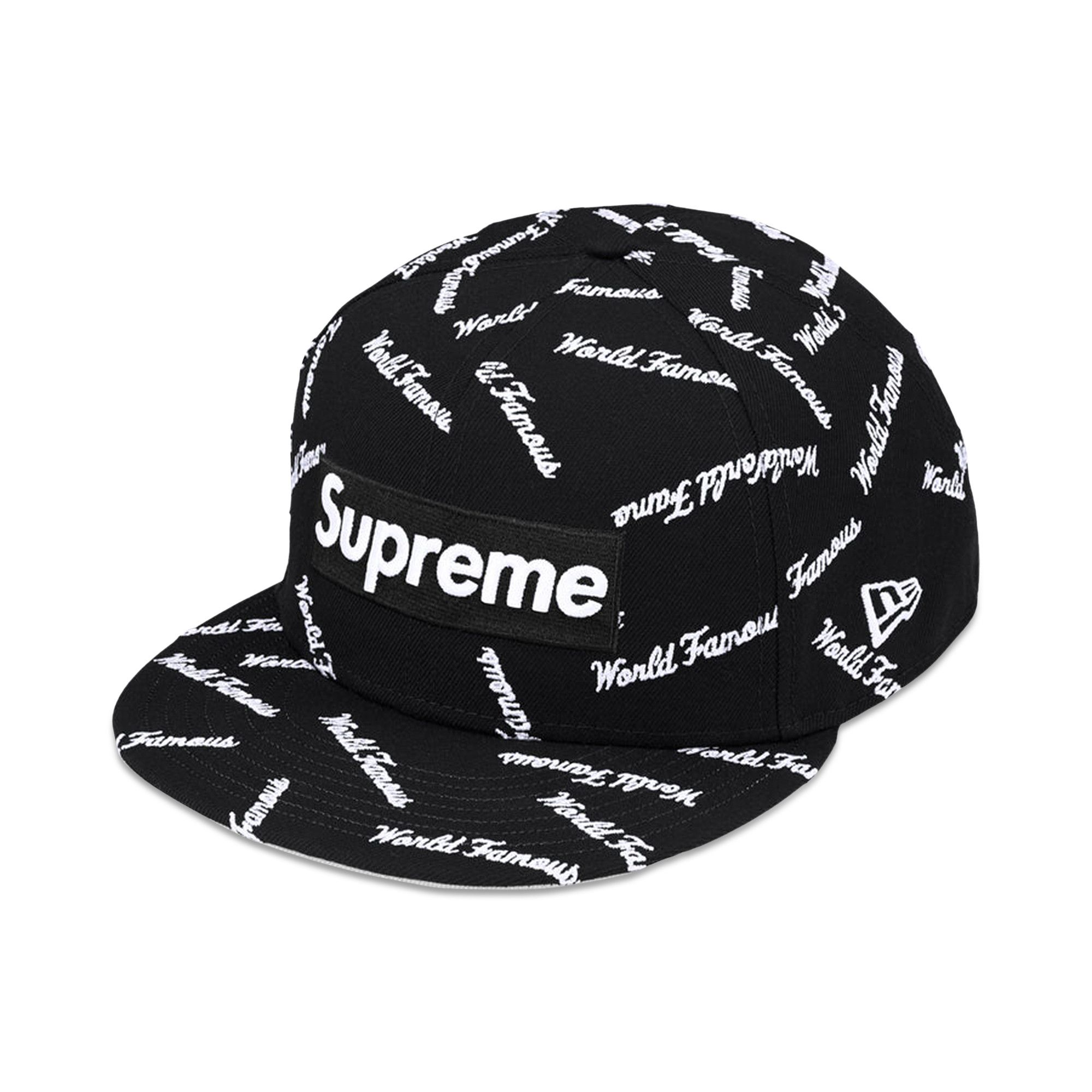 Buy Supreme World Famous Box Logo New Era 'Black' - FW26H1 BLACK