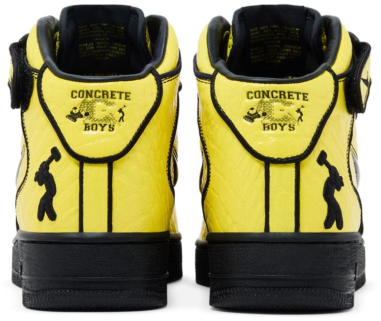 Lil Yachty Concrete Boys  x Nike Air Force 1 Mid Opti Yellow Black