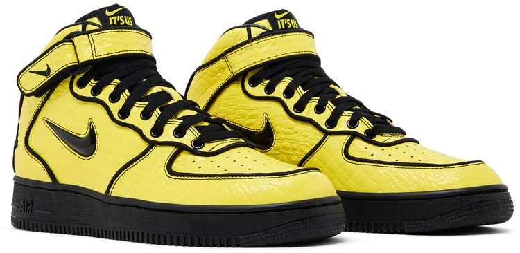 Lil Yachty Concrete Boys  x Nike Air Force 1 Mid Opti Yellow Black