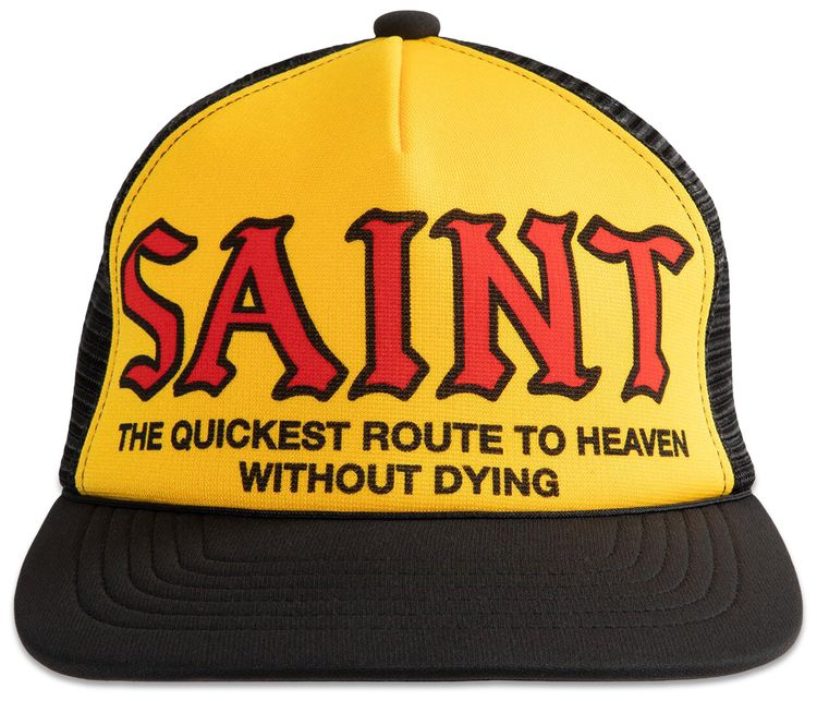 Saint Michael Mesh Cap Saint YellowBlack