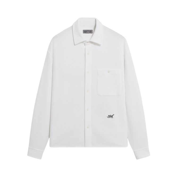 Kith Micro Waffle Tomas Shirt White