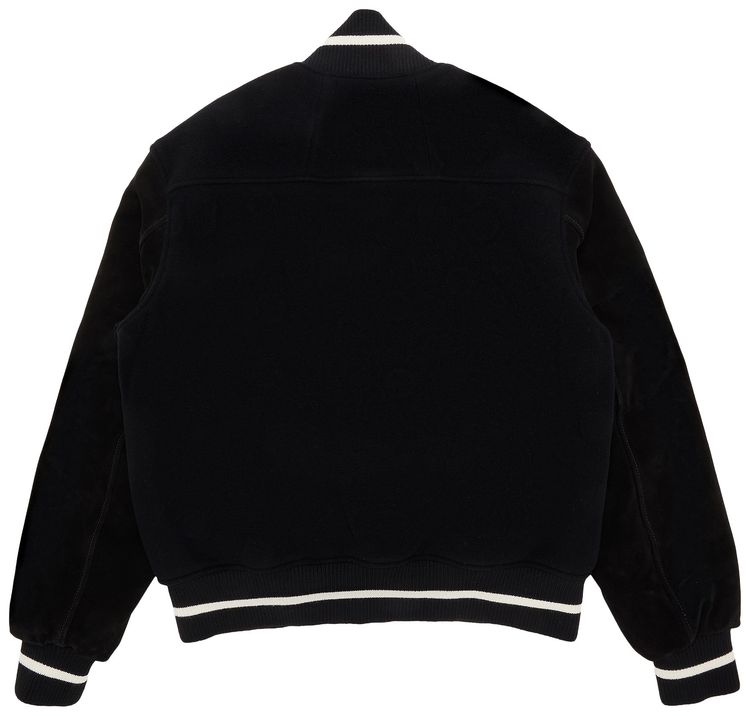 Rhude Formal Varsity Jacket BlackWhite
