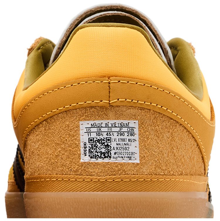 Bad Bunny x adidas Gazelle Indoor Solar Gold Core Black