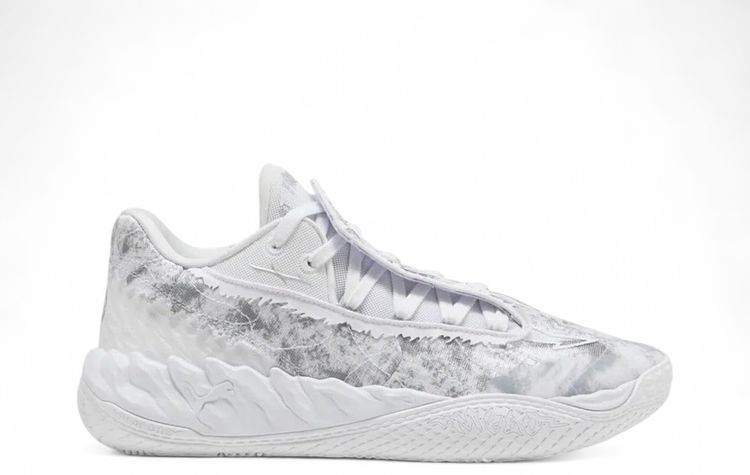 LaMelo Ball x PUMA MB05 Lo Team White Gray Echo