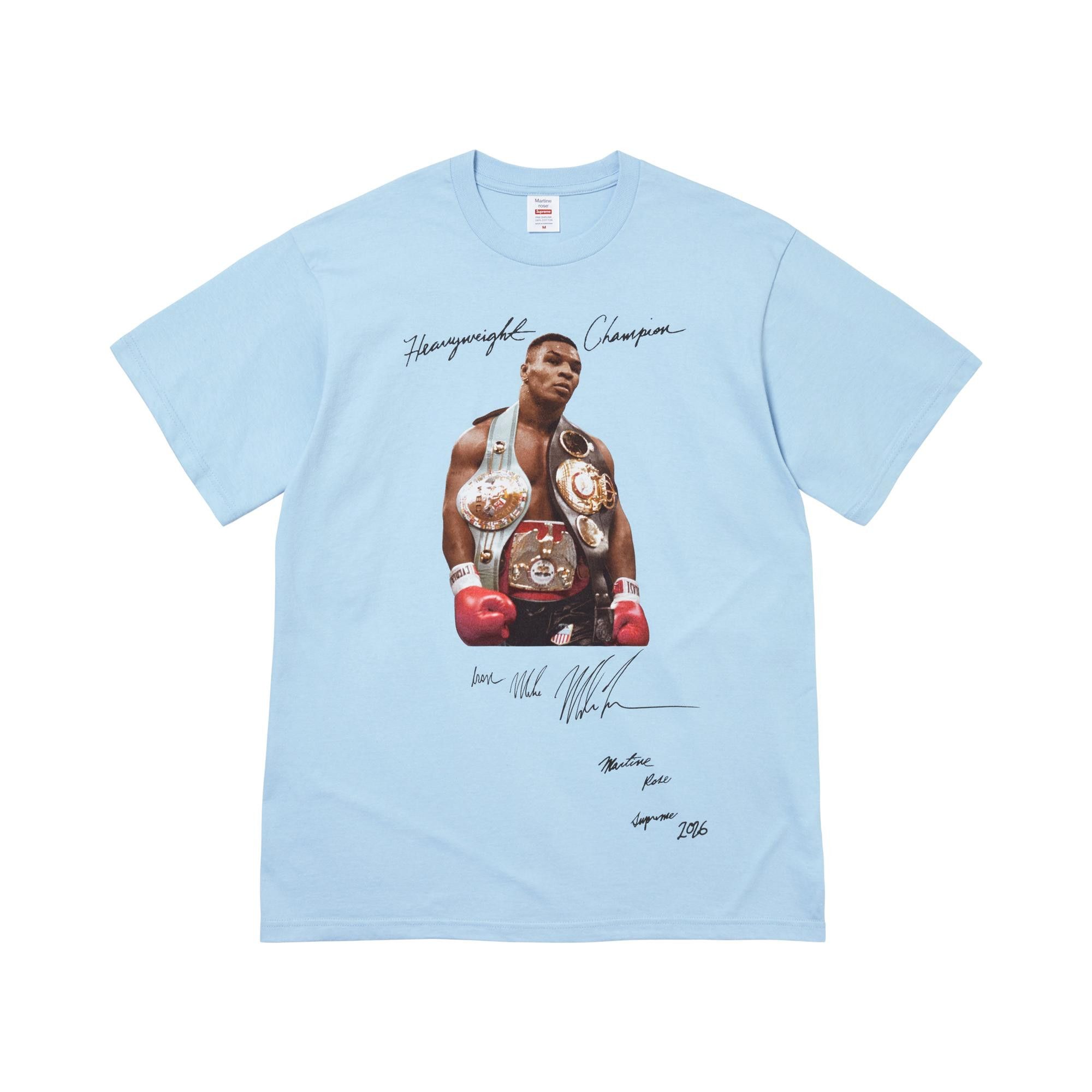 Buy Supreme x Martine Rose Champion Tee 'Powder Blue' - FW26T14