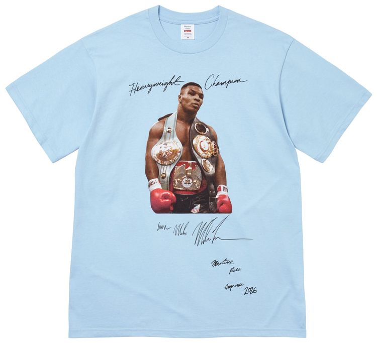 Supreme x Martine Rose Champion Tee Powder Blue
