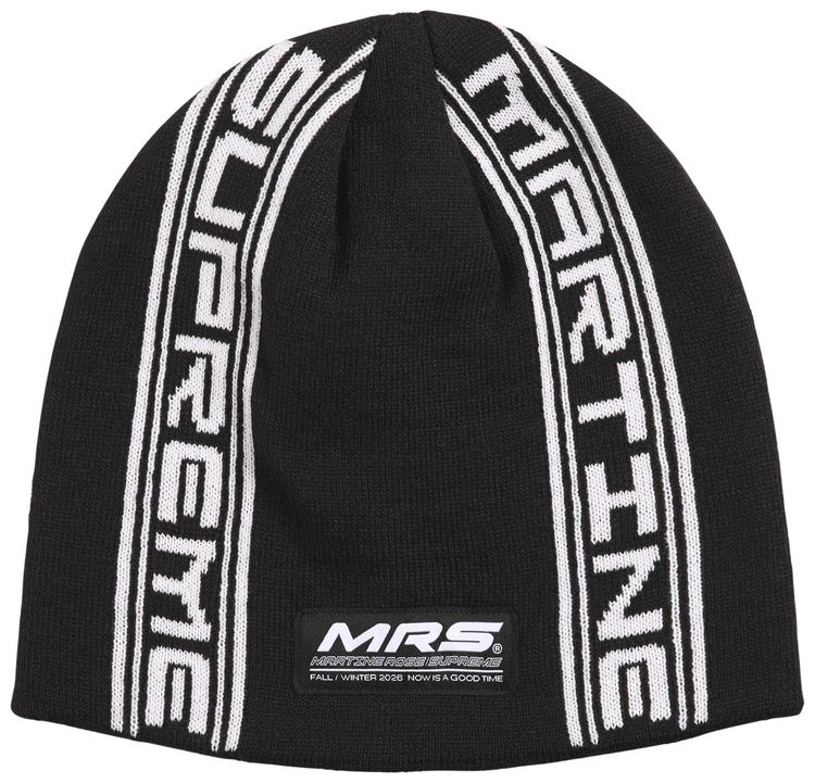 Supreme x Martine Rose Jacquard Beanie Black
