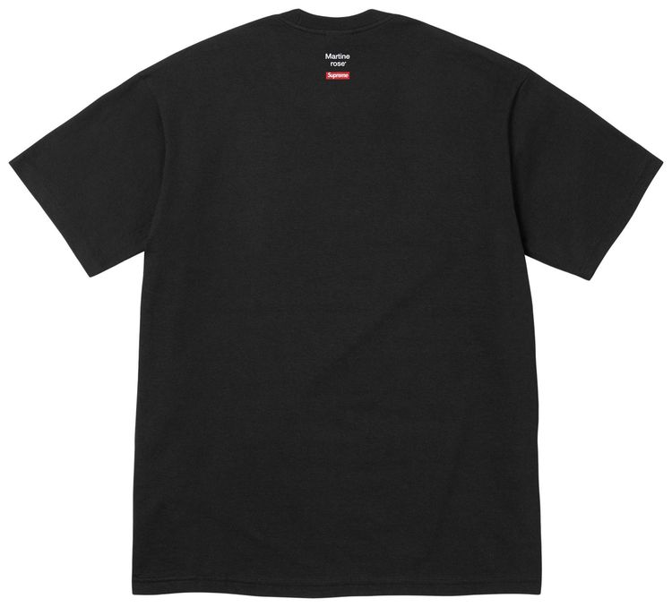 Supreme x Martine Rose Champion Tee Black
