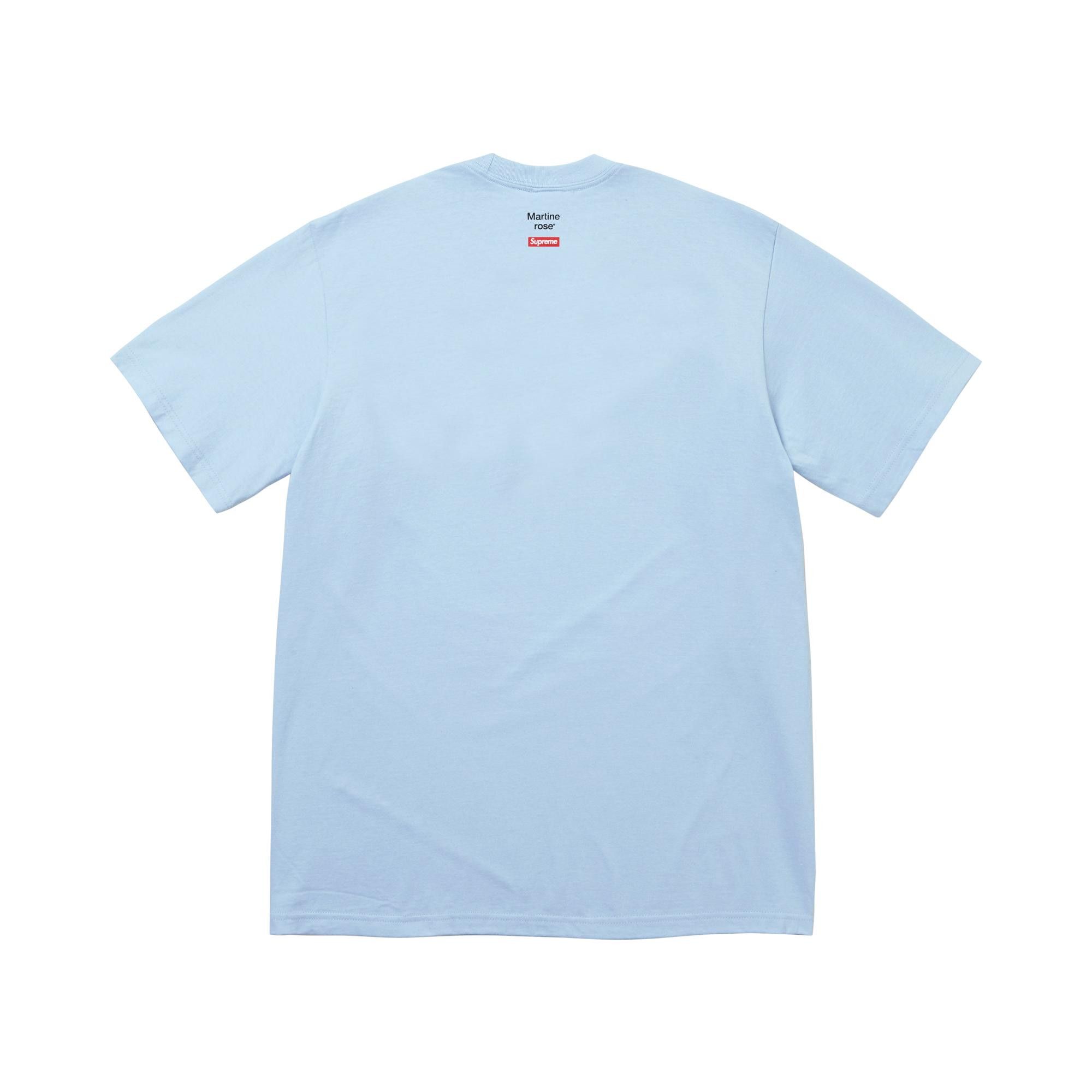 Buy Supreme x Martine Rose Champion Tee 'Powder Blue' - FW26T14