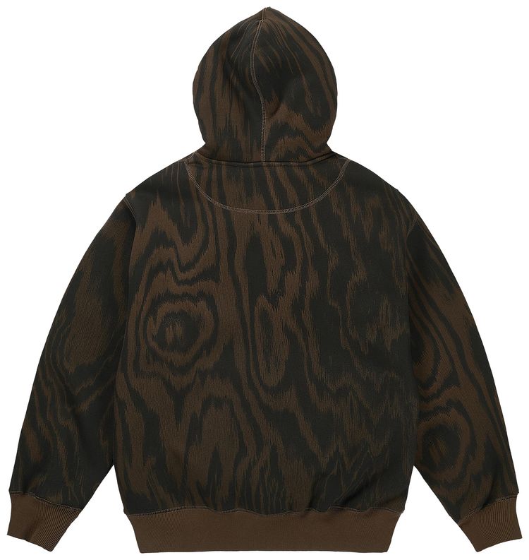 Palace Thermal Bonded Zip Hood Woodprint