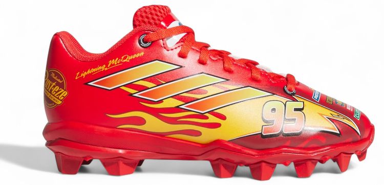 adidas Pixar Cars Adizero Impact 2 Big KidLittle Kid Lucid Red Yellow