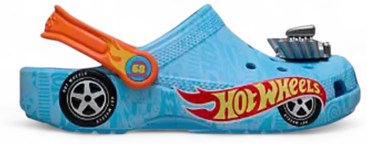 Crocs Classic Clog Hot Wheels GS Blue Orange