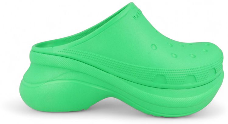 Balenciaga x Crocs Wmns Platform Rubber Mules Bright Green