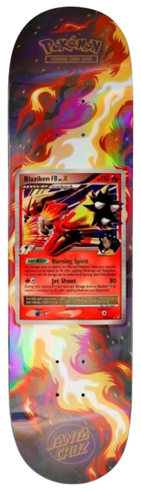 Santa Cruz Skateboards x Pokemon 2026 Skateboard Deck Blaziken Fb LvX