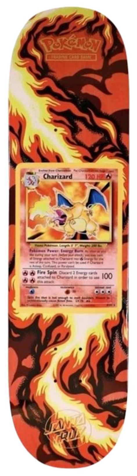 Santa Cruz Skateboards x Pokemon 2026 Skateboard Deck Charizard Base Set