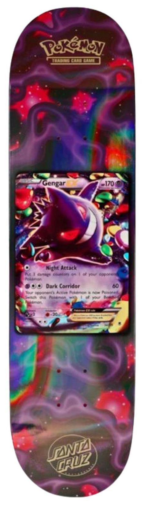 Santa Cruz Skateboards x Pokemon 2026 Skateboard Deck Gengar Ex
