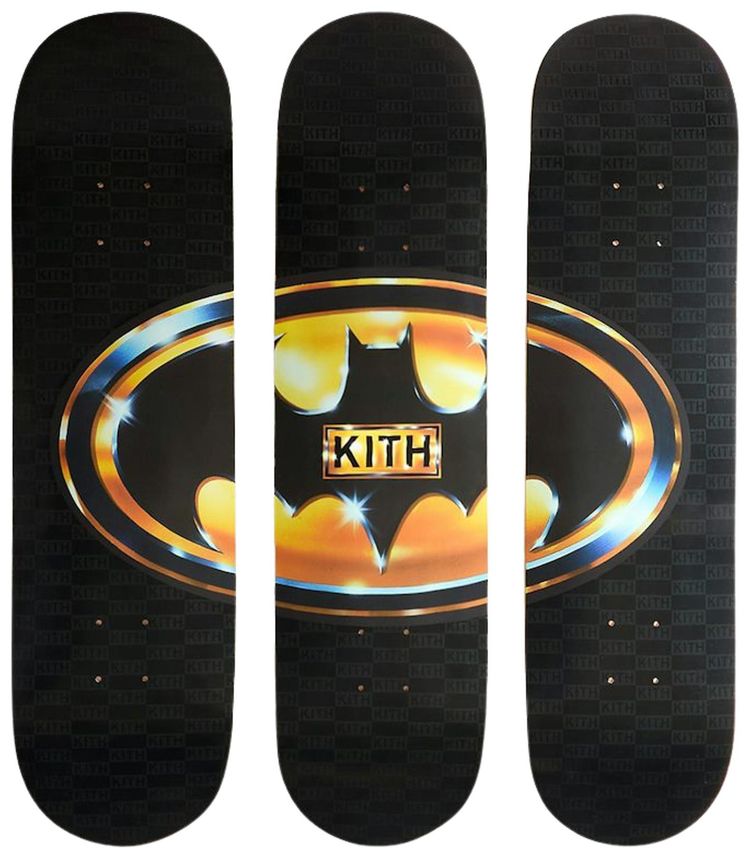 Kith x Batman 1989 Triptych Skatedeck Set