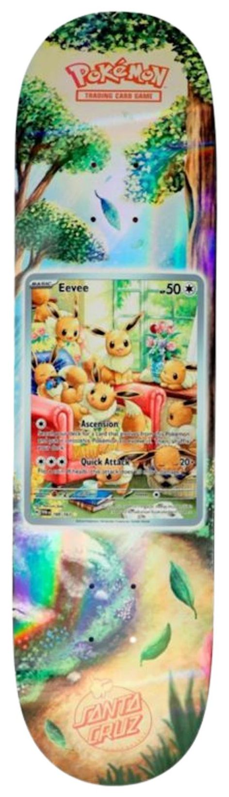 Santa Cruz Skateboards x Pokemon 2026 Skateboard Deck Eevee