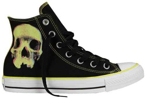 Skull print converse best sale