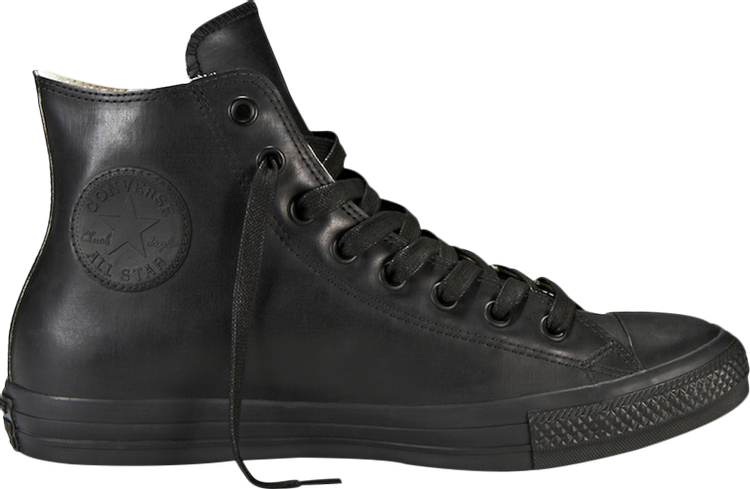 drum Lao clearly Chuck Taylor All Star Rubber Hi 'Black' | GOAT