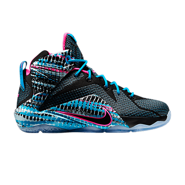 lebron 12 pink and blue