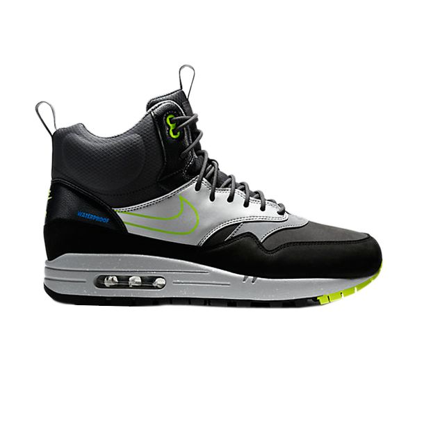 Pre-owned Nike Wmns Air Max 1 Mid Sneakerboot 'black Volt'